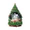 Glitzhome® 100mm Christmas Resin Lighted Musical Snowflakes Christmas Tree Waterglobe